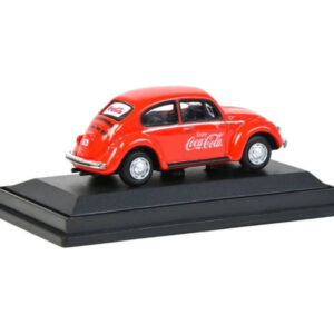 1966 Volkswagen Beetle "Coca-Cola" Red 1/72 Diecast Model Car by Motorcity Classics