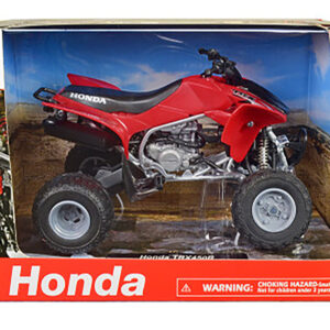 Honda TRX 450R ATV Red 1/12 Diecast Motorcycle Model by New Ray