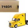 Freightliner New Cascadia Sleeper Cab Truck Tractor Yellow 1/50 Diecast Model by Diecast Masters Freightliner New Cascadia Sleeper Cab Truck Tractor Yellow 1/50 Diecast Model by Diecast Masters