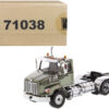 Western Star 4700 SB Tandem Day Cab Tractor Metallic Olive Green 1/50 Diecast Model by Diecast Masters Western Star 4700 SB Tandem Day Cab Tractor Metallic Olive Green 1/50 Diecast Model by Diecast Masters