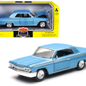 1962 Chevrolet Impala SS Blue 1/25 Diecast Model Car by New Ray
