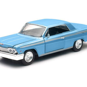 1962 Chevrolet Impala SS Blue 1/25 Diecast Model Car by New Ray
