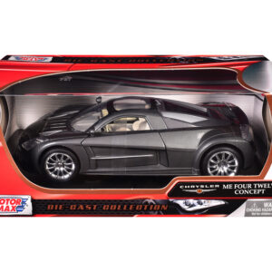 Chrysler Me Four Twelve Concept Car Grey 1/18 Diecast Model Car by Motormax