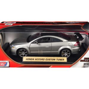 2003 Honda Accord Gray Metallic 1/18 Diecast Model Car by Motormax