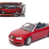 Audi A4 Red Convertible 1/18 Diecast Model Car by Motormax Audi A4 Red Convertible 1/18 Diecast Model Car by Motormax