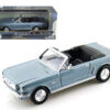 1964 1/2 Ford Mustang Convertible Light Blue 1/24 Diecast Model Car by Motormax