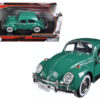 1966 Volkswagen Beetle Green 1/24 Diecast Model Car by Motormax 1966 Volkswagen Beetle Green 1/24 Diecast Model Car by Motormax