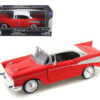1957 Chevrolet Bel Air Red with White Top 1/24 Diecast Model Car by Motormax 1957 Chevrolet Bel Air Red with White Top 1/24 Diecast Model Car by Motormax