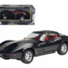 1979 Chevrolet Corvette Black 1/24 Diecast Car Model by Motormax