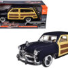 1949 Ford Woody Wagon Dark Blue 1/24 Diecast Model Car by Motormax