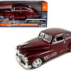 1948 Chevrolet Aerosedan Fleetline Dark Red Metallic 1/24 Diecast Model Car by Motormax 1948 Chevrolet Aerosedan Fleetline Dark Red Metallic 1/24 Diecast Model Car by Motormax
