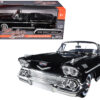 1958 Chevrolet Impala Convertible Black 1/24 Diecast Model Car by Motormax