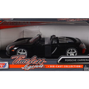 Porsche Carrera GT Black 1/24 Diecast Car Model by Motormax