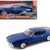 1971 Ford Mustang Sportsroof Blue 1/24 Diecast Model Car by Motormax