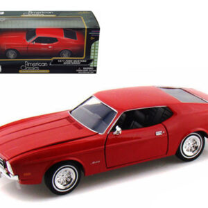 1971 Ford Mustang Sportsroof Red 1/24 Diecast Model Car by Motormax 1971 Ford Mustang Sportsroof Red 1/24 Diecast Model Car by Motormax