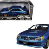 Subaru Impreza WRX STi Blue Metallic 1/24 Diecast Model Car by Motormax