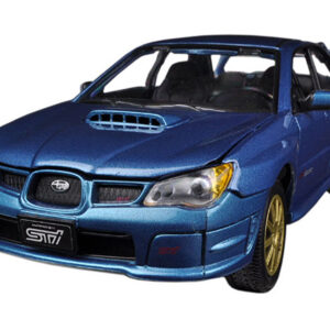 Subaru Impreza WRX STi Blue Metallic 1/24 Diecast Model Car by Motormax