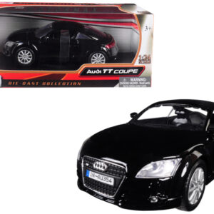 Audi TT Coupe Black 1/24 Diecast Model Car by Motormax Audi TT Coupe Black 1/24 Diecast Model Car by Motormax
