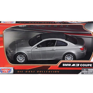 BMW M3 Coupe Gray Metallic 1/24 Diecast Model Car by Motormax