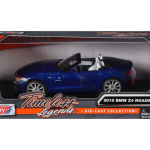 2010 BMW Z4 Convertible Blue 1/24 Diecast Model Car by Motormax