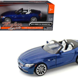 2010 BMW Z4 Convertible Blue 1/24 Diecast Model Car by Motormax 2010 BMW Z4 Convertible Blue 1/24 Diecast Model Car by Motormax