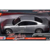 2011 Dodge Charger R/T Hemi Silver 1/24 Diecast Model Car by Motormax