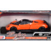 Pagani Zonda F Orange 1/24 Diecast Car Model by Motormax