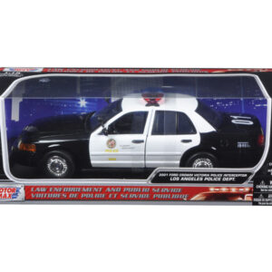 2001 Ford Crown Victoria Los Angeles Police Department LAPD Car 1/18 Diecast Car Model by Motormax 2001 Ford Crown Victoria Los Angeles Police Department LAPD Car 1/18 Diecast Car Model by Motormax