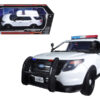 2015 Ford PI Utility Interceptor Police Car with Light Bar Plain White 1/18 Diecast Model Car by Motormax 2015 Ford PI Utility Interceptor Police Car with Light Bar Plain White 1/18 Diecast Model Car by Motormax