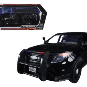2015 Ford Police Interceptor Utility Special Service Plain Black 1/18 Diecast Model Car by Motormax 2015 Ford Police Interceptor Utility Special Service Plain Black 1/18 Diecast Model Car by Motormax