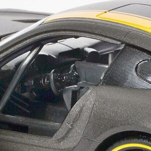 Mercedes AMG GT3 #1 Matt Gray with Yellow Stripes "GT Racing" 1/24 Diecast Model Car by Motormax