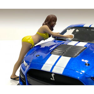 Stephanie Bikini Car Wash Girl Figurine for 1/18 Scale Models by American Diorama