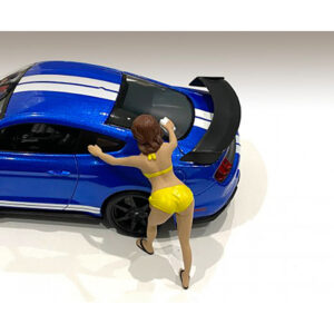 Stephanie Bikini Car Wash Girl Figurine for 1/18 Scale Models by American Diorama