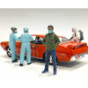 Hazmat Crew Figurine V for 1/24 Scale Models by American Diorama