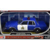 1986 Dodge Diplomat “Royal Canadian Mounted Police” Metallic Blue and White 1/24 Diecast Model Car by Motormax
