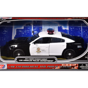 2011 Dodge Charger Pursuit LAPD Los Angeles Police Department Car 1/24 Diecast Car Model by Motormax