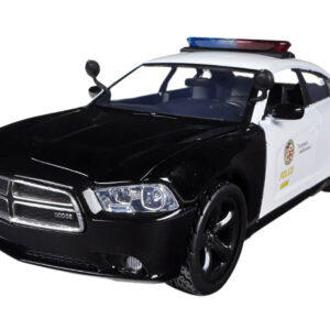 2011 Dodge Charger Pursuit LAPD Los Angeles Police Department Car 1/24 Diecast Car Model by Motormax