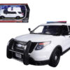 2015 Ford Police Interceptor Utility Unmarked White 1/24 Diecast Model Car by Motormax 2015 Ford Police Interceptor Utility Unmarked White 1/24 Diecast Model Car by Motormax