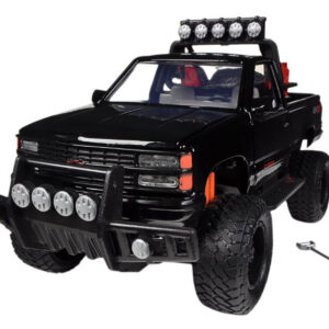 1992 Chevrolet 454 SS Pickup Truck Off Road Black 1/24 Diecast Model by Motormax