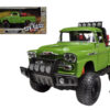 1958 Chevrolet Apache Fleetside Pickup Truck Off Road Green 1/24 Diecast Model by Motormax 1958 Chevrolet Apache Fleetside Pickup Truck Off Road Green 1/24 Diecast Model by Motormax
