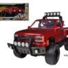 1992 GMC Sierra GT Pickup Truck Off Road Red 1/24 Diecast Model by Motormax 1992 GMC Sierra GT Pickup Truck Off Road Red 1/24 Diecast Model by Motormax