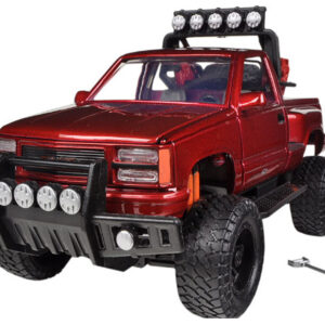 1992 GMC Sierra GT Pickup Truck Off Road Red 1/24 Diecast Model by Motormax