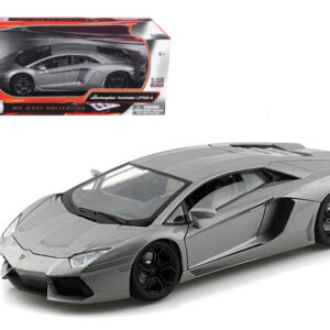 Lamborghini Aventador LP700-4 Gray Metallic 1/18 Diecast Model Car by Motormax Lamborghini Aventador LP700-4 Gray Metallic 1/18 Diecast Model Car by Motormax