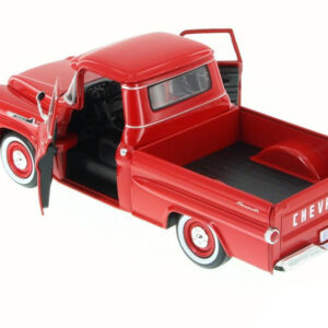 1958 Chevrolet Apache Fleetside Pickup Truck Red 1/24 Diecast Model Car by Motormax