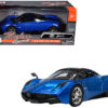 Pagani Huayra Blue 1/24 Diecast Model Car by Motormax