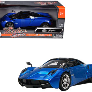 Pagani Huayra Blue 1/24 Diecast Model Car by Motormax