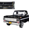 1969 Ford F-100 Pickup Truck Black 1/24 Diecast Model Car by Motormax 1969 Ford F-100 Pickup Truck Black 1/24 Diecast Model Car by Motormax