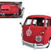 Volkswagen Type 2 (T1) Double Cab Pickup Truck Wax Red 1/24 Diecast Model Car by Motormax Volkswagen Type 2 (T1) Double Cab Pickup Truck Wax Red 1/24 Diecast Model Car by Motormax
