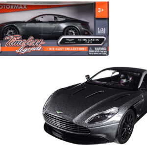 Aston Martin DB11 Silver 1/24 Diecast Model Car by Motormax