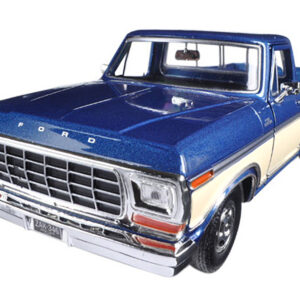 1979 Ford F-150 Pickup Truck 2 Tone Blue/Cream 1/24 Diecast Model Car by Motormax
